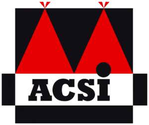 Logo van ACSI, specialist in campings en kampeervakanties sinds 1965